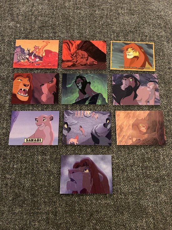 Skybox Other - 1994 Skybox The Lion King Trading Cards- 10 card set